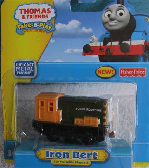 THOMAS & FRIENDS - IRON BERT by FISHER-PRICE, TAKE-N-PLAY (NEW CARDED)