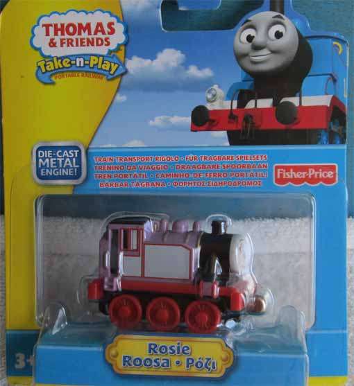 THOMAS & FRIENDS - ROSIE by FISHER-PRICE, TAKE-N-PLAY (NEW CARDED)