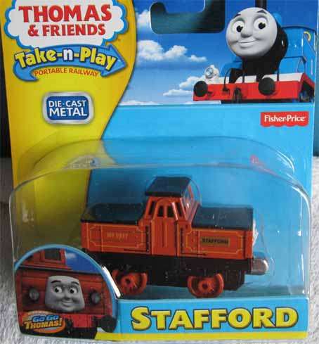 THOMAS & FRIENDS - STAFFORD by FISHER-PRICE, TAKE-N-PLAY (NEW CARDED)