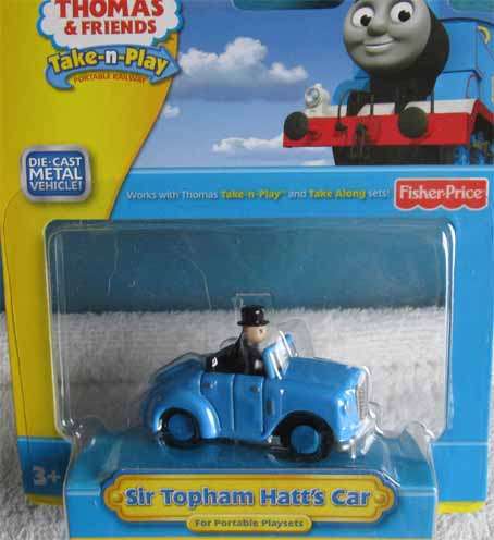 THOMAS & FRIENDS - SIR TOPHAM HATT'S CAR by FISHER-PRICE, TAKE-N-PLAY (NEW CARDED)