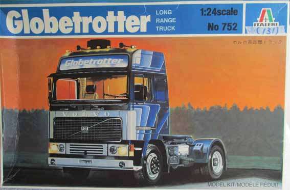 ITALERI - VOLVO "GLOBETROTTER" TRUCK KIT # 752 in 1/24 SCALE (MIB)