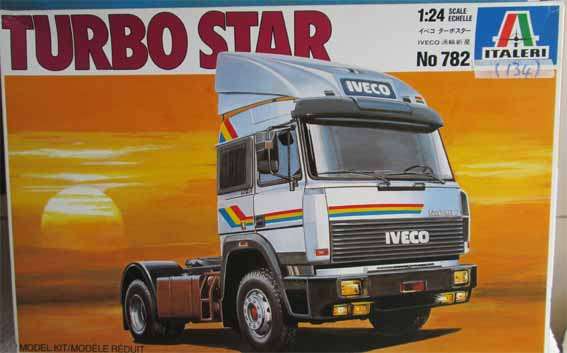 ITALERI - IVECO "TURBOSTAR" TRUCK KIT # 782 in 1/24 SCALE (MIB)