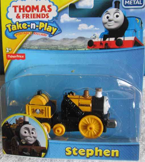 THOMAS & FRIENDS - STEPHEN by FISHER-PRICE, TAKE-N-PLAY (NEW CARDED)