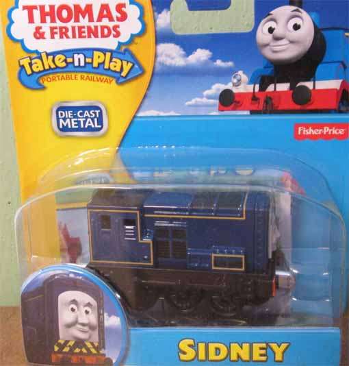 THOMAS & FRIENDS, SIDNEY by FISHER-PRICE, TAKE-N-PLAY (NEW CARDED)