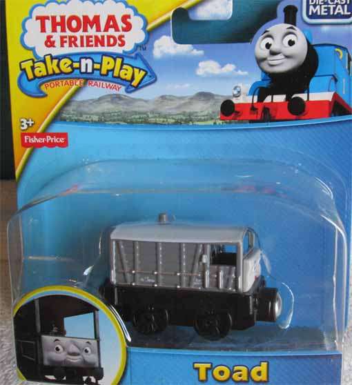 THOMAS & FRIENDS - TOAD by FISHER-PRICE, TAKE-N-PLAY (NEW CARDED)