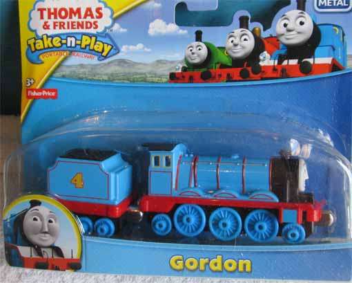 THOMAS & FRIENDS - GORDON by FISHER-PRICE, TAKE-N-PLAY (NEW CARDED)