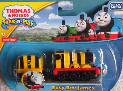 THOMAS & FRIENDS - BUSY BEE JAMES, TAKE-N-PLAY by FISHER-PRICE