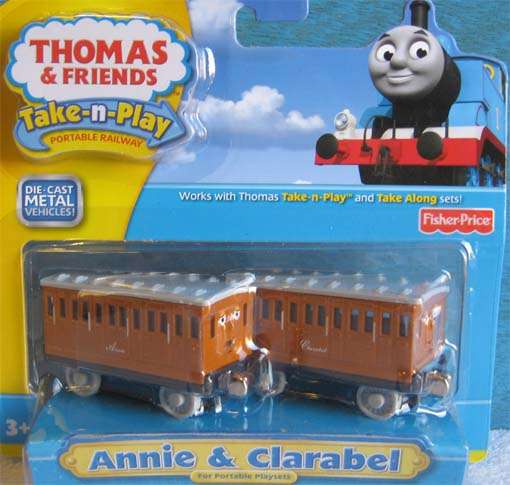 THOMAS & FRIENDS - ANNIE & CLARABEL by FISHER-PRICE, TAKE - N - PLAY