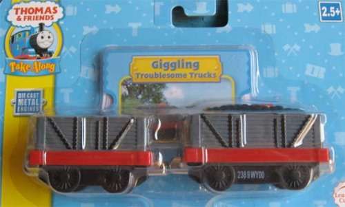 THOMAS & FRIENDS - GIGGLING TROUBLESOME TRUCKS by LEARNING CURVE (NEW CARDED)
