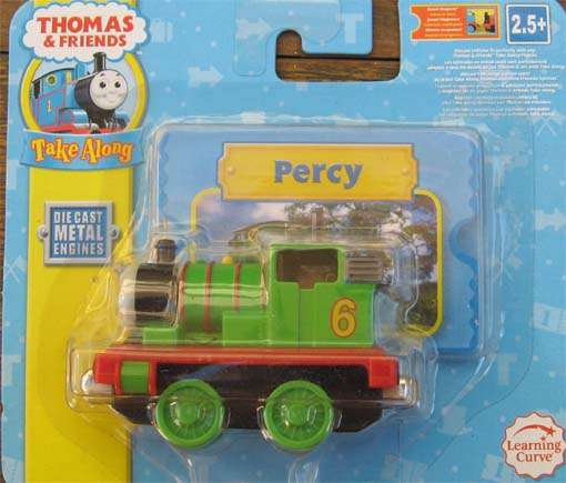 THOMAS & FRIENDS - PERCY by LEARNING CURVE, TAKE ALONG (NEW CARDED)