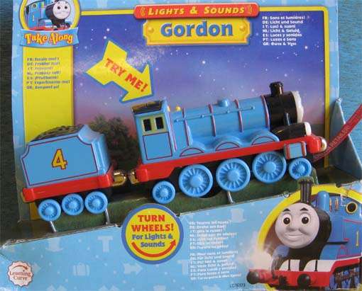 THOMAS & FRIENDS - GORDON WITH LIGHTS & SOUNDS, TAKE ALONG by LEARNING CURVE