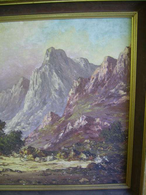 Huge Original " John Viljoen " Painting R1 no Reserve - Late entry