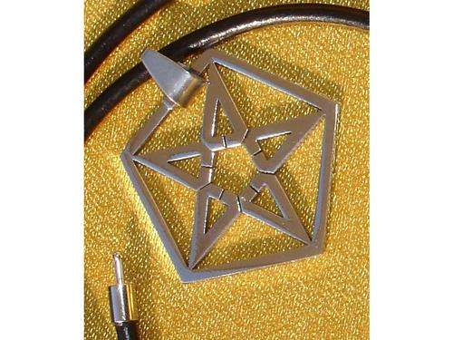 Powerful "Pentagram" Unisex Stainless Steel Laser cut Pendant Necklace