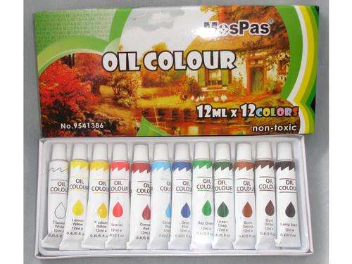 Super Cheap! 12 Colour Oil Paint Set