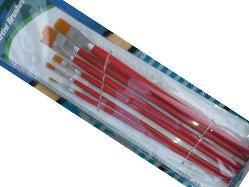 New Square Tipped Artist Paint Brushes