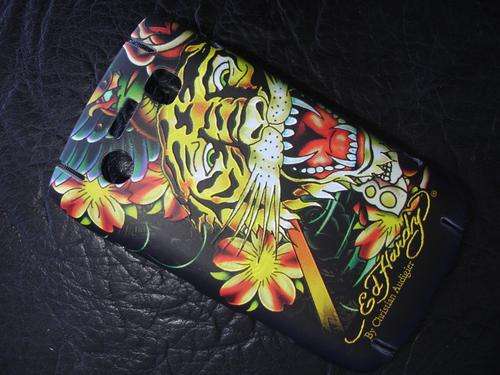 New Vibrant Colourful Tiger Hard Skin Protector for Blackberry 8520