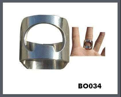 New Novelty Stainless Steel Finger Ring Bottle Opener