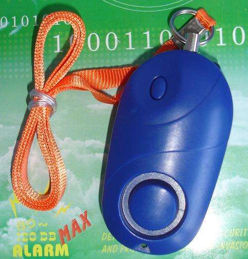 Loud 120 decibel Grenade Pin Style Personal Security Alarm