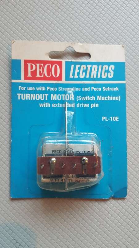 PECO Turnout Motor (Switch Machine) with extended drive pin
