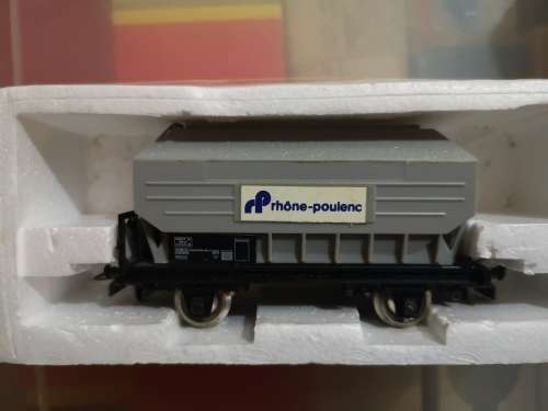 JOUEF HO WAGON TREMIE 2 AXLES RHONE PROGIL REF 6435 - IN ORIGINAL BOX