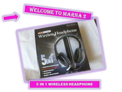 5 in 1 WIRELESS HEADPHONE