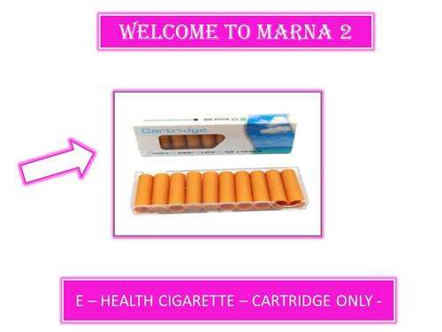 E - HEALTH CIGARETTE - - - CARTRIDGES ONLY - - -