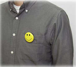 Smiley Face Clip Hidden Spy Camera DVR