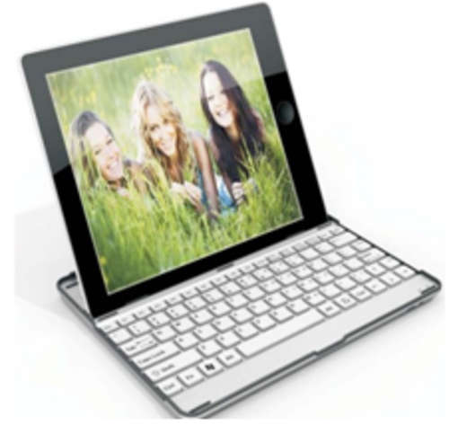 iPad 2/3 Aluminum Bluetooth Keyboard Case