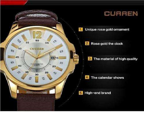 "LOCAL STOCK" CURREN WATCH 8123