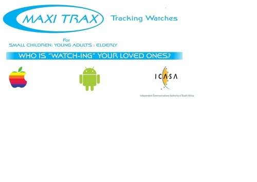 MAXI TRAX CG1000 TRACKING/TRACING WATCH