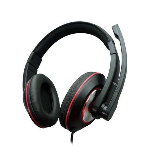 Astrum Stereo Headset Black & Red - HS230