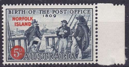 Norfolk Island - 1959 The 150th Anniversary of Australian - MNH - R