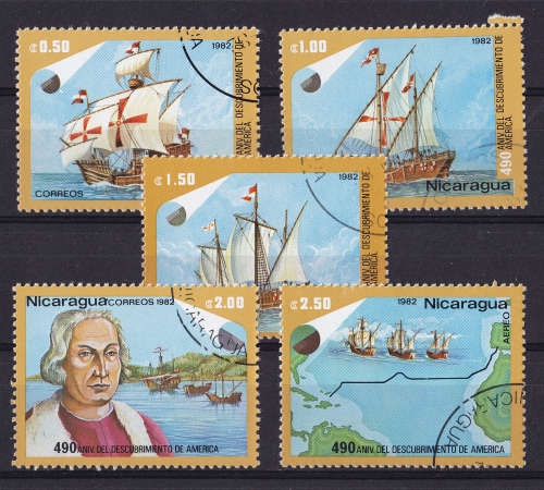 Nicaragua - 1982 The 490th Anniversary of Discovery of America