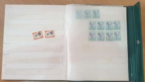 Union of South Africa - Stamp Album for the specialist - SG170 - SG151 - SG171 - SG171A - SG152 - SG