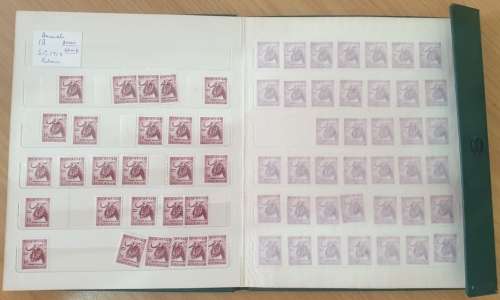 Union of South Africa - Stamp Album for the specialist - SG170 - SG151 - SG171 - SG171A - SG152 - SG