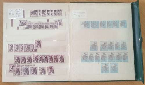 Union of South Africa - Stamp Album for the specialist - SG170 - SG151 - SG171 - SG171A - SG152 - SG