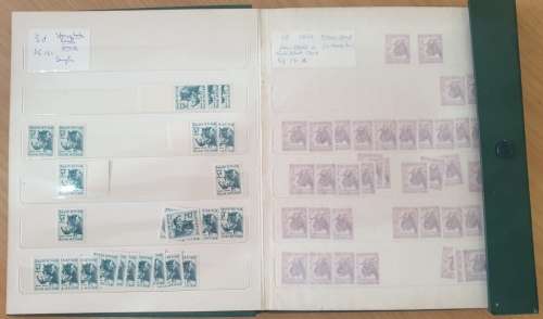 Union of South Africa - Stamp Album for the specialist - SG170 - SG151 - SG171 - SG171A - SG152 - SG
