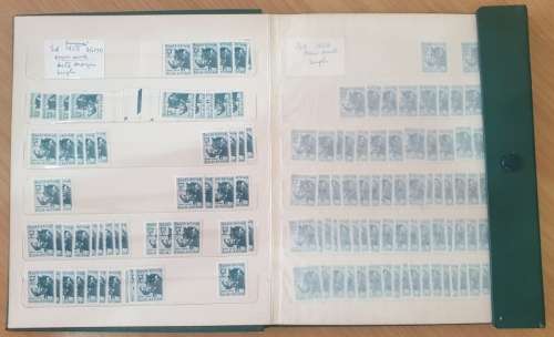 Union of South Africa - Stamp Album for the specialist - SG170 - SG151 - SG171 - SG171A - SG152 - SG