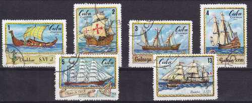 Cuba - 1972 Maritime History - Ships Through the Ages - Incomplete Set (Missing 30) - LH