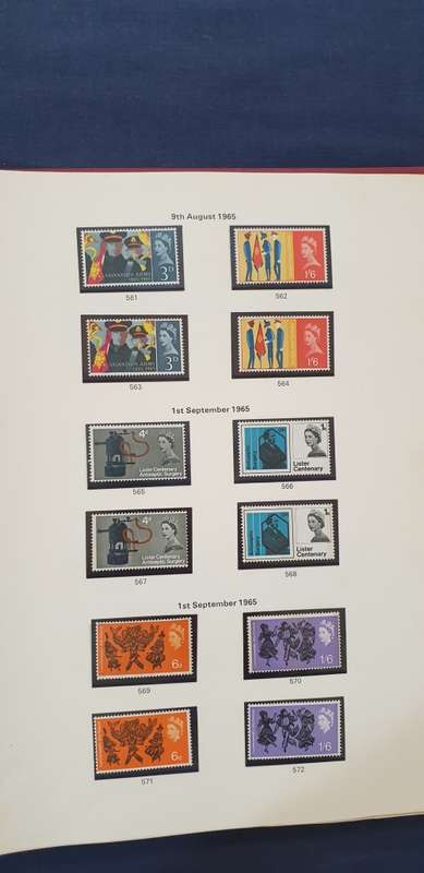 Stock Clearance Sale - Great Britain - Queen Elizabeth 1950s to 1971 MNH - See Description