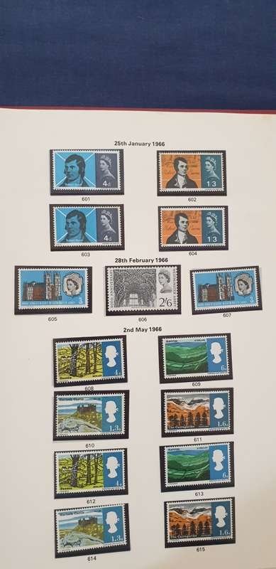 Stock Clearance Sale - Great Britain - Queen Elizabeth 1950s to 1971 MNH - See Description