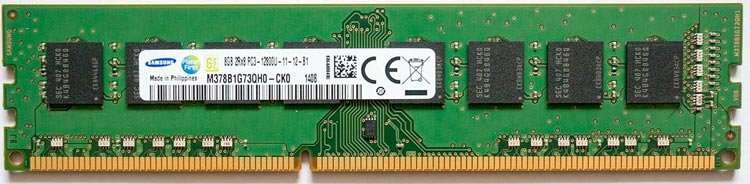 SAMSUNG 8GB DDR3 2Rx8 PC3 12800U 1600MHz DESKTOP MEMORY RAM