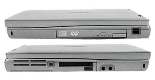 DELL LATITUDE D800 1.30GHZ, 512MB, NVIDIA, 30GB HD, DVD, BTOOTH