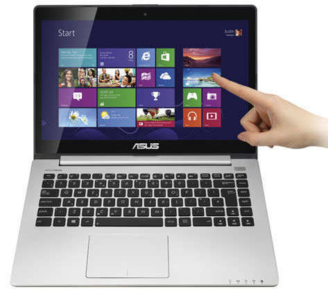 ASUS VIVOBOOK S400C TOUCHSCREEN ULTRABOOK 14" CORE i5, 8GB RAM, 500GB HD, WEBCAM, WIN 8 SL
