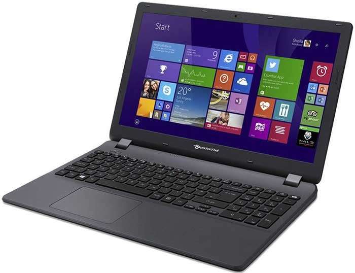 PACKARD BELL 15.6" GLOSSY SCREEN,  500GB HD, 2GB RAM, WIN10 HOME SL, DVD-RW, USB3, CAM