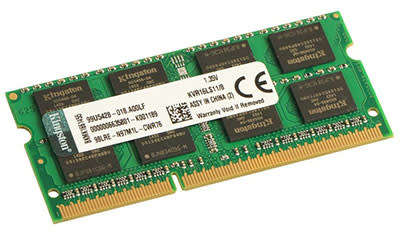 KINGSTON  8GB , DDR3L, 1.35V, LAPTOP MEMORY RAM