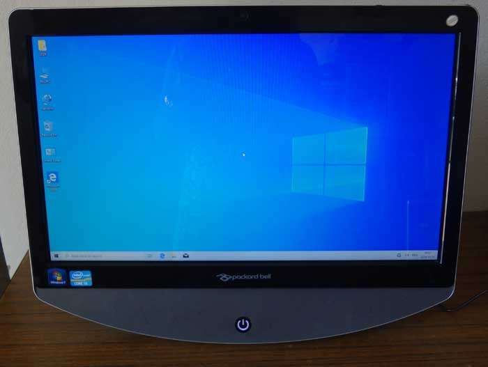 PACKARD BELL S3721 ALL-IN-ONE PC,500GB HD, 8GB RAM, 19.5 INCH TOUCHSCREEN,  WIN 10 HOME, DVD RW ETC