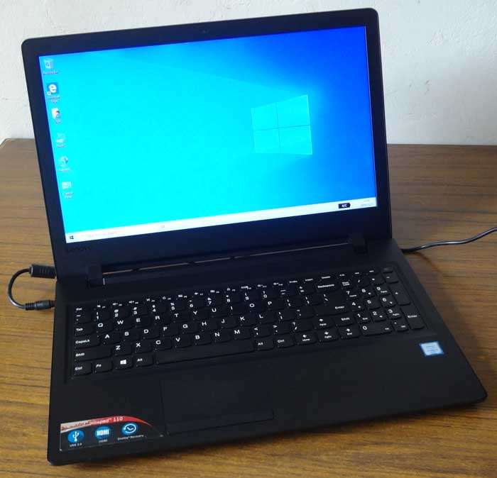 LENOVO IDEAPAD 110, i3 6TH GEN, 320GB HD, 8GB RAM, 15.6 INCH,  WIN 10 HOME SL, DVD RW ETC