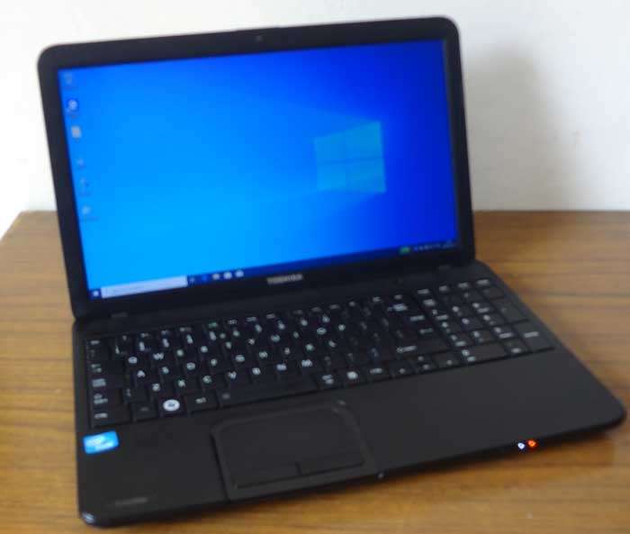 [BARGAIN] TOSHIBA SATELLITE C850-F12S, 320GB HD, 6GB RAM, 15.6 INCH,  WIN 10 PRO, DVD RW, USB 3.0, E