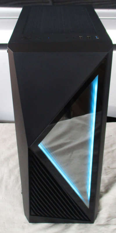 gaming desktop pc, 9th gen, core i5,16gb ram, 256gb ssd, raidmax led case, vga, dvi, win 11 pro, etc